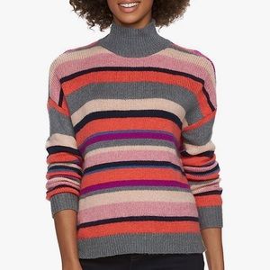 Chaps multicolored knit sweater size S